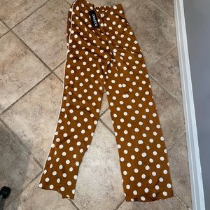 Boohoo Polka Dot Pants